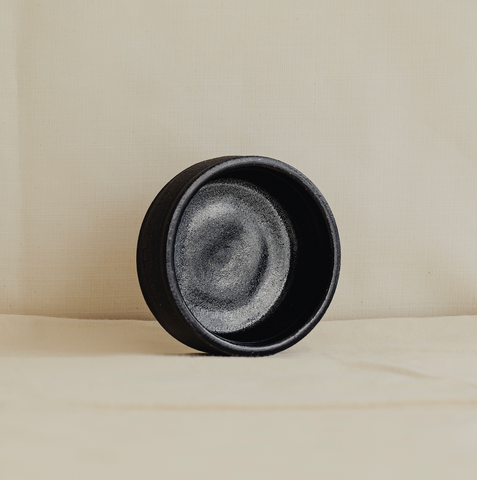 103 Black Glaze Ceramic Dessert Bowl